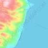 Mappa topografica Gawi, altitudine, rilievo