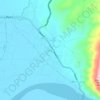 Mappa topografica Paing, altitudine, rilievo