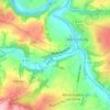 Mappa topografica Le Caprice, altitudine, rilievo