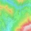 Mappa topografica Valpiana, altitudine, rilievo