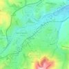 Mappa topografica Clos Bernard, altitudine, rilievo