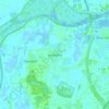 Mappa topografica Nenndorf, altitudine, rilievo