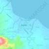 Mappa topografica Barangay 8, altitudine, rilievo