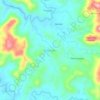 Mappa topografica Dalicanan, altitudine, rilievo