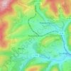 Mappa topografica Rückershausen, altitudine, rilievo