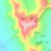 Mappa topografica Alia Hill, altitudine, rilievo