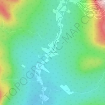 Mappa topografica Grand-Fonds, altitudine, rilievo