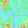 Mappa topografica Nkolbisson, altitudine, rilievo