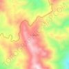 Mappa topografica El Naranjo, altitudine, rilievo