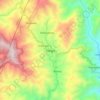 Mappa topografica Kayapa, altitudine, rilievo