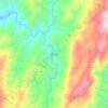 Mappa topografica Betânia, altitudine, rilievo