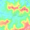 Mappa topografica Manantheri, altitudine, rilievo
