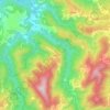 Mappa topografica Posterla, altitudine, rilievo