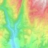 Mappa topografica Lughezzano, altitudine, rilievo