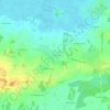 Mappa topografica Châteauneuf, altitudine, rilievo