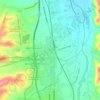 Mappa topografica Quattromiglia, altitudine, rilievo