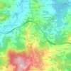 Mappa topografica Anceis, altitudine, rilievo