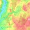 Mappa topografica Hedelberg, altitudine, rilievo
