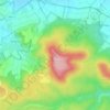 Mappa topografica Großer Knetzberg, altitudine, rilievo