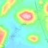 Mappa topografica Bujalcayado, altitudine, rilievo