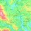 Mappa topografica Royston, altitudine, rilievo