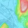 Mappa topografica Les Balmes, altitudine, rilievo