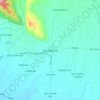 Mappa topografica San Manuel, altitudine, rilievo