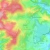 Mappa topografica Bosen, altitudine, rilievo