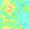 Mappa topografica Banban, altitudine, rilievo