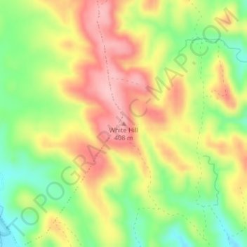 Mappa topografica Mid Murray Council, altitudine, rilievo