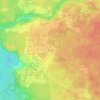 Mappa topografica Bertrine, altitudine, rilievo