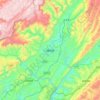 Mappa topografica 建始县, altitudine, rilievo
