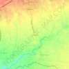 Mappa topografica Itlugan, altitudine, rilievo