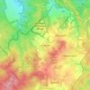 Mappa topografica Alvesen, altitudine, rilievo