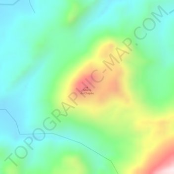 Mappa topografica Morro do Chapéu, altitudine, rilievo