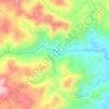 Mappa topografica Cabañas, altitudine, rilievo