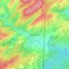 Mappa topografica Baillonville, altitudine, rilievo