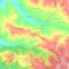 Mappa topografica Chã da Laranjeira, altitudine, rilievo