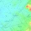 Mappa topografica Long Marston, altitudine, rilievo
