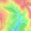 Mappa topografica Les Tourrès, altitudine, rilievo