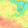 Mappa topografica Les Plantis, altitudine, rilievo