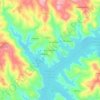 Mappa topografica Outeiro do Forno, altitudine, rilievo