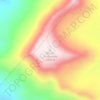 Mappa topografica Mount Shepstone, altitudine, rilievo
