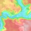 Mappa topografica La Maladrerie, altitudine, rilievo