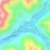 Mappa topografica Rivadavia, altitudine, rilievo