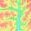 Mappa topografica Les Beauvais, altitudine, rilievo