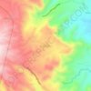 Mappa topografica Datal Bila, altitudine, rilievo