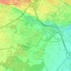 Mappa topografica Borgaretto, altitudine, rilievo