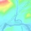 Mappa topografica Pununo, altitudine, rilievo