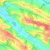 Mappa topografica Saint-Jean de Lagane, altitudine, rilievo